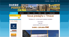 Desktop Screenshot of parketytrnava.sk