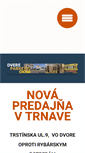 Mobile Screenshot of parketytrnava.sk